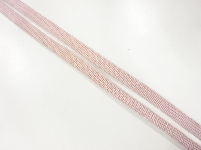 アンティーク　正絹　帯留め用手組三分紐